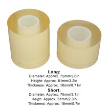 2pcs Watch Protective Films Rubber Transparent Jewelry Watch Protective Accessor