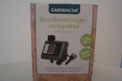 Gardenline Bewässerungscomputer mit Regensensor NEU