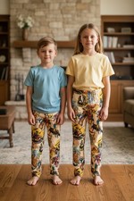 Kids Vintage Cowboy Pajama Pants: Western Rodeo Loungewear