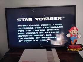 Star Voyager Nintendo NES Game Cartridge Tested 