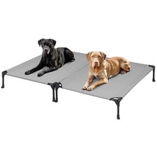 2-Pack Cooling Elevated Dog Bed for Large Dogs - Durable  Chew Resistant