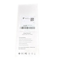 White iPad Pencil Stylus Pen for iPad 6th-10th Gen, Pro, Air, Mini