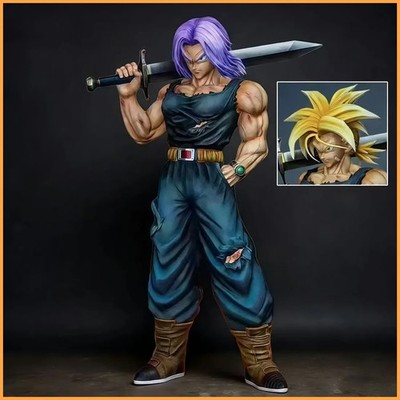 Dragon Ball Z Future Trunks Figur mit Austauschbaren Köpfen Anime