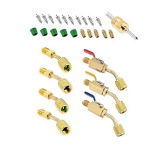  Air Conditioner Refrigerant Ball Valve 1/4 Inch SAE Kit,R410A Mini Split 