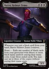 MTG Baron Helmut Zemo Extended Art 405 Foil NM Marvel Super Heroes Rare