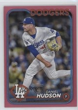 2024 Topps Update Mother's Day Hot Pink 48/50 Daniel Hudson #US24 13lw