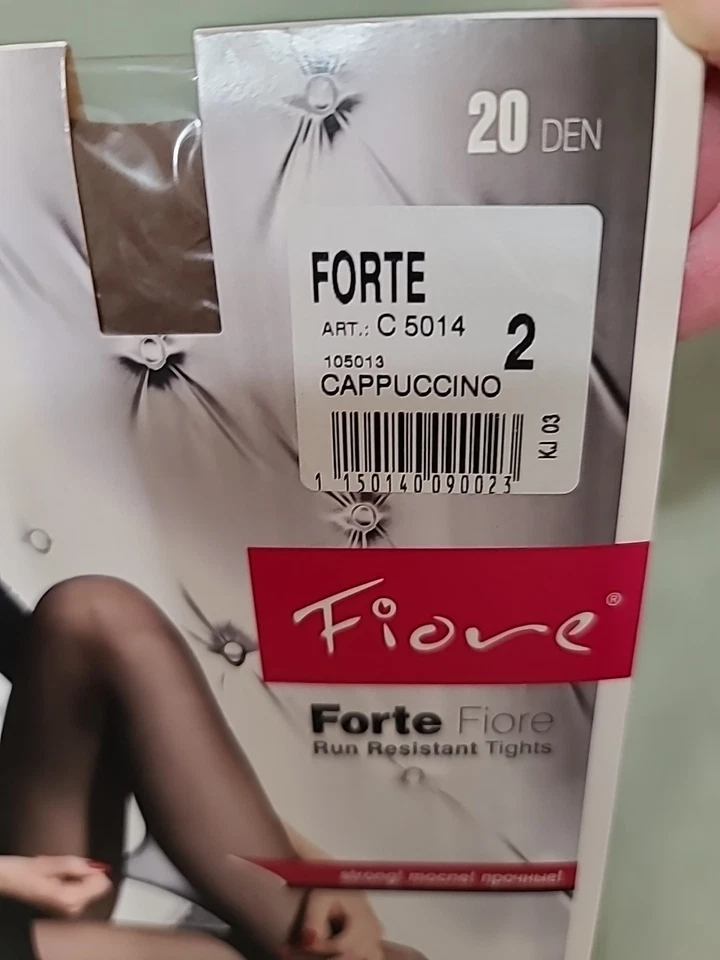 Medias resistentes al funcionamiento FIORE FORTE; 20 Den; C 5014; Cappuccino; talla 2 Foto 2 de 4