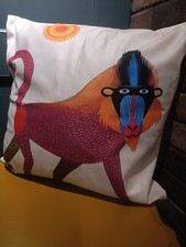 Amazing! Baboon African Style Cushion Cover 45X45cm Soft Touch New Vivid