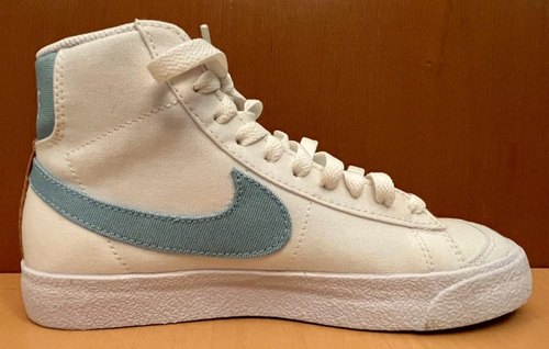 Nike Blazer Mid 77 Indigo Canvas High Tops Size 5.5 - Picture 8 of 12