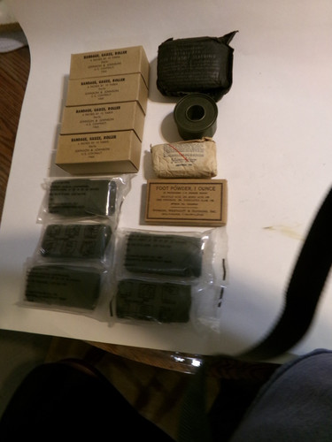 Vintage Military first aid lot