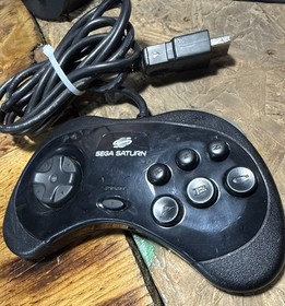 SEGA Saturn Model MK-80000A Console W/ 3D Controller and Cables Tested Working 