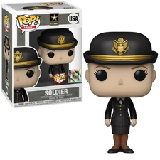 Army Soldier Female #USA - Military Funko Pop! Army [Caucasian Dress Uniform]