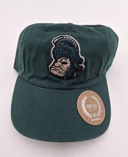 Michigan State Spartans TOW Green Vintage Crew Adj. Strapback Slouch Hat, New