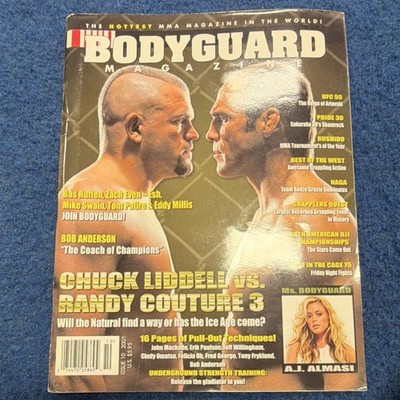 Bodyguard Magazine Issue 10 (2005) Chuck Liddell vs Randy Couture 3 Cover