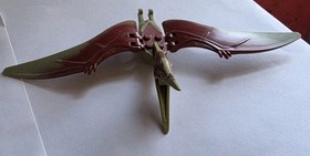 LEGO Jurassic World PTERODACTYL Minifigure Dinosaur Green Red Pteranodon