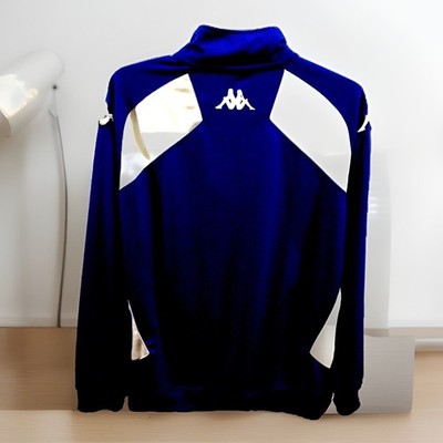 Vtg Kappa 1/4 Zip Sweatshirt Pullover Embroidered France Logo Mock Men's 2XL
