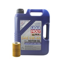5L Liqui Moly Leichtlauf High Tech 5W-40 Mann Engine Oil Change Kit for E36 318i