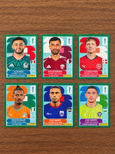 Panini 2026 world cup stickers GREEN Parallel
