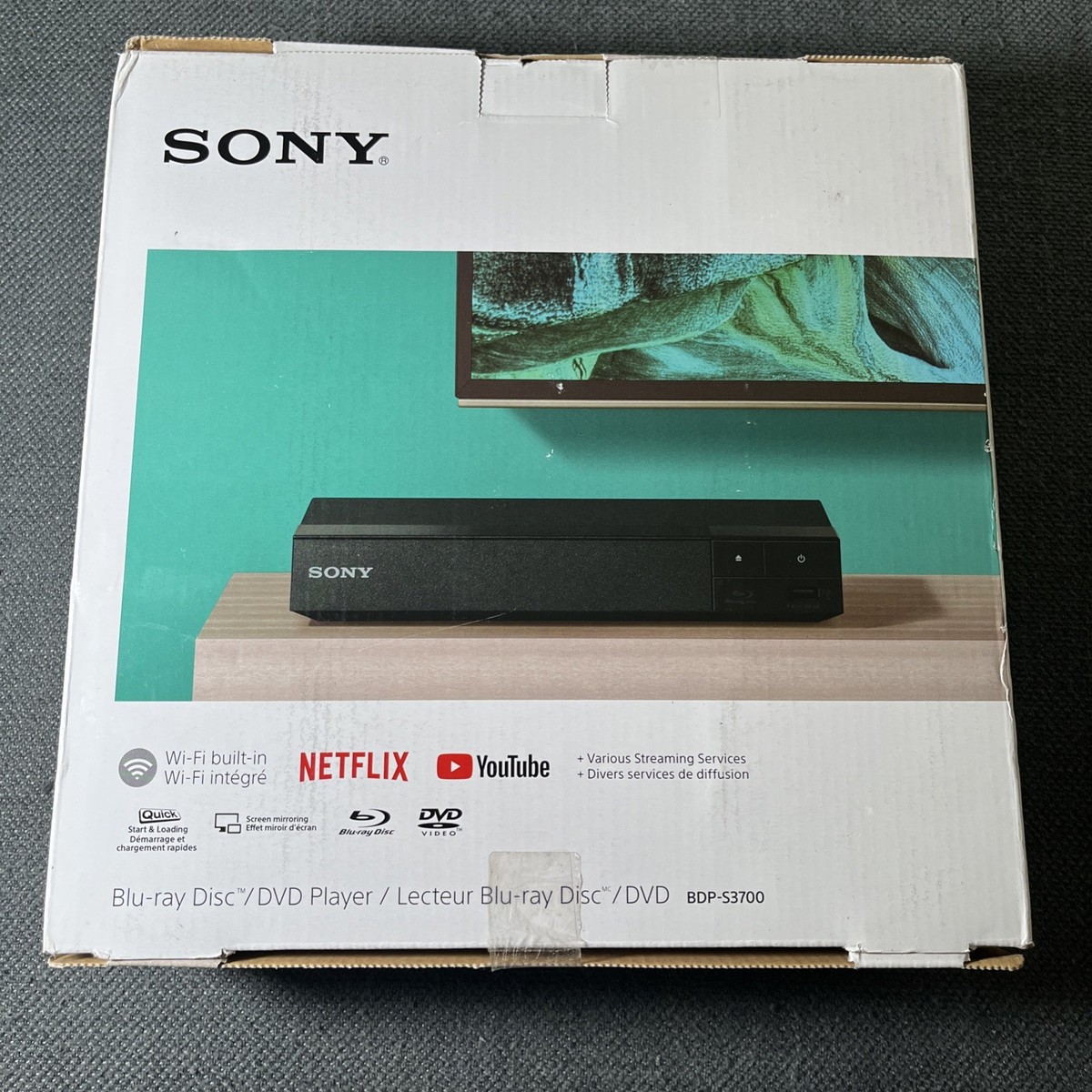 SONY - SONY Blu-ray / DVD プレイヤー BDP-3700 並行輸入品 SONY ソニー BDP-S3700 リージョンフリー 無線LAN Wi-Fi