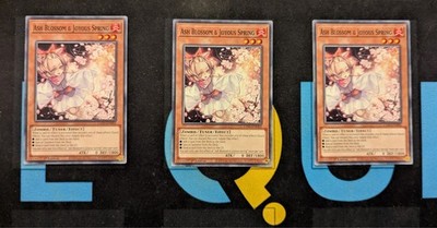 L26D-ENM02 Aschenblüte & Freudiger Frühling x3 Common 1. Auflage YuGiOh Playset