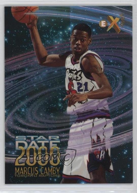 1996-97 Skybox E-X2000 Star Date 2000 Marcus Camby #4 00a6