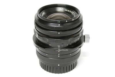 Nikon PC Nikkor 2,8 / 35 mm Shift Objektiv umgebaut auf SONY A-Mount