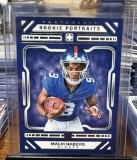 2024 Panini Photogenic Rookie Portrait Malik Nabers #198 (RC)