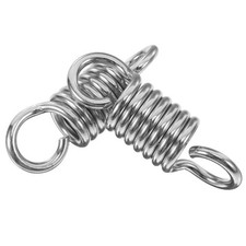 2Pcs Reusable Metal Springs for Swing Chair Fixing Replacement Silver Color