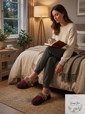 Isotoner Signature Trellis Tessa Sweater-Knit Slippers, Size 7