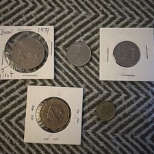 Partia monet izraelskich - 5 monet jak pokazano