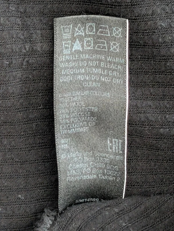 Marks & Spencer Black Heatgen Maximum Warmth Thermal T-Shirt - Small image 6