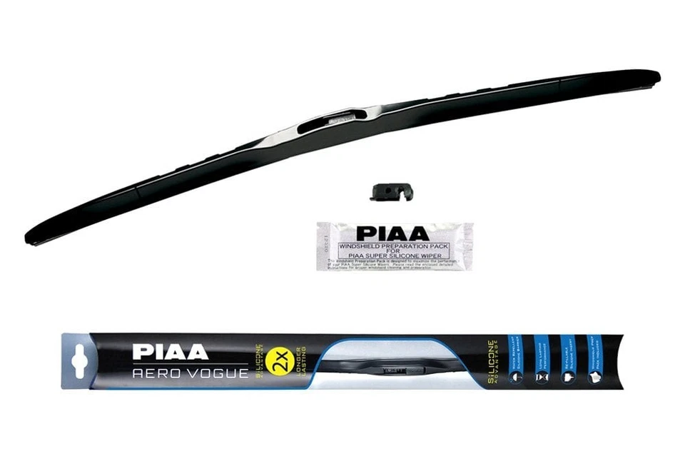 For Dodge Ram 1500 02-08 PIAA Aero Vogue Premium Silicone 24" Black Wiper Blade Foto 3 de 4