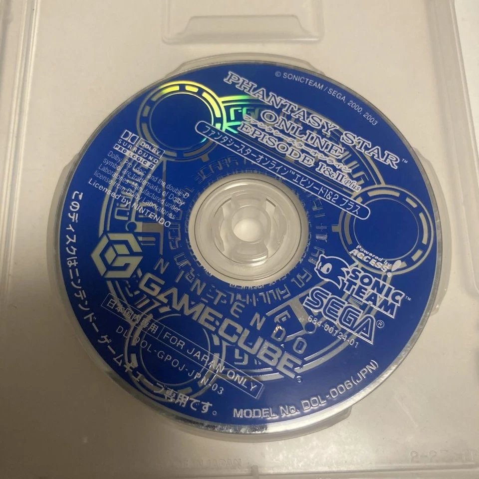 Phantasy Star Online Episodio I Ii Plus Gamecube Gc Foto 3 de 3