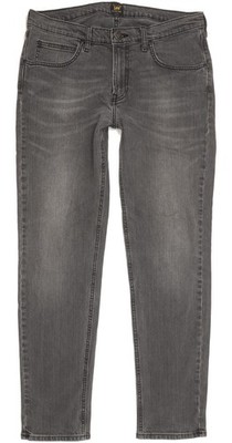 Lee Herren Jeans Grau Straight Regular Stretch W34 L31 (99375)