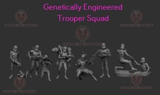 Star Wars Legion 3d printed Clone Trooper Squad - Legion Scale