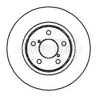 BORG & BECK BBD5022 Brake Disc Front Fits Subaru Forester Impreza Legacy SVX