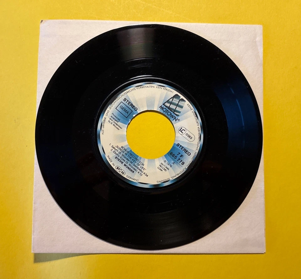 Stevie Wonder Songs In The Key Of Life + 7inch / BOOKLET Motown 2xVinyl LP - Bild 3 von 4