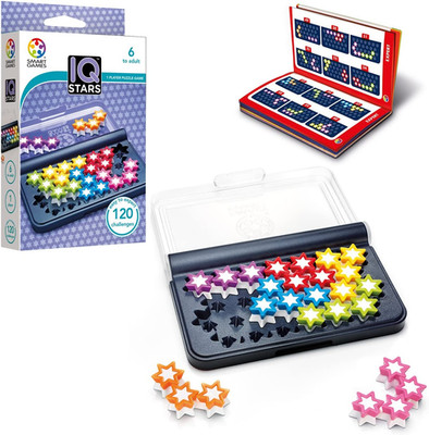 SmartGames IQ Stars Puzzle Spiel Mit 120 Herausforderungen Ab 8 Jahren