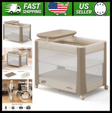 Pamo Babe Pack and Play Playard with Bassinet and Changing Table