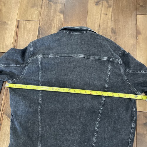 Gap 1969 Womens Dark Black Wash Denim Cotton Jean Jacket Size Medium NWT New! - Picture 5 of 8
