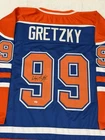 Wayne Gretzky Edmonton Oilers Signed Hockey Jersey with COA