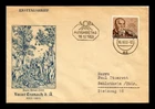 Dr Jim Stamps East Germany Lucas Chranach 1953 First Day Issue Cachet Cover