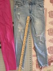 Lot 2 Abercrombie & Fitch Jeans Pants - Pink Skinny & Harber ankle Distressed — photo 9