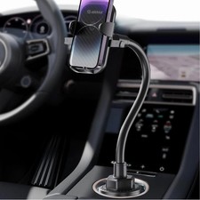  Upgraded Version Cup Phone Holder for Car, Universal Adjustable Long Neck Ca...