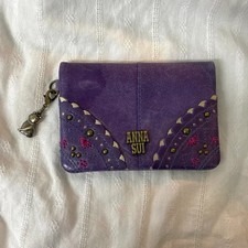 Anna Sui Vintage Antique Leather Wallet