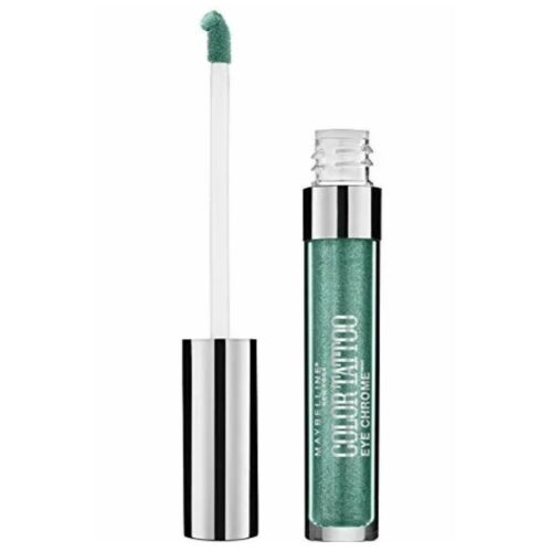 Maybelline New York Color Tattoo Eye Chrome Shadow 550 Electric Emerald - Picture 1 of 1