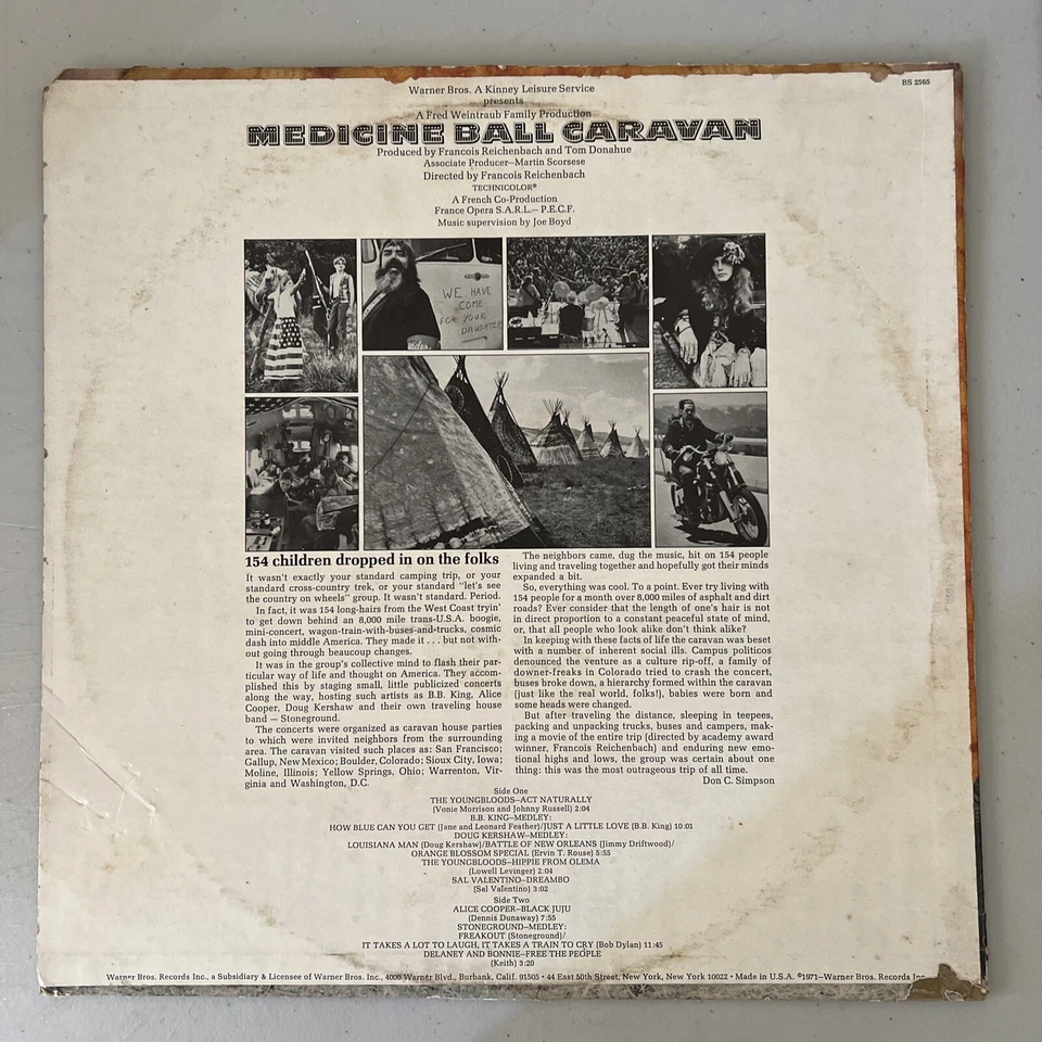 Medicine Ball Caravan Various Warner Bros. Records BS 2565 EX/VG Vinyl LP - Image 3 of 4