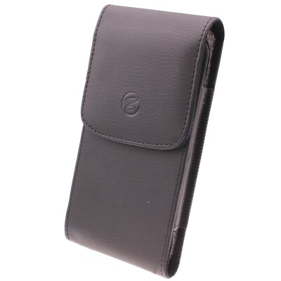 Case Belt Clip Leather Holster Cover Pouch Vertical Carry for Cell Phones