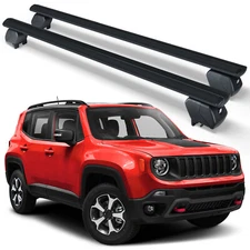 300lbs Adjustable & Lockable Cross bars Roof Rack For Jeep Renegade 2015-2024