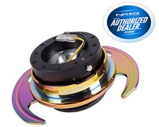 Nrg Ball Lock Quick Release Gen 3.0 Black Body Neo Chrome Paddle Srk-650bk-mc